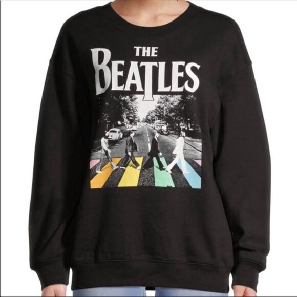 THE BEATLES | Band Crewneck Sweatshirt Album Cover Women’s Size Medium - Picture 1 of 8